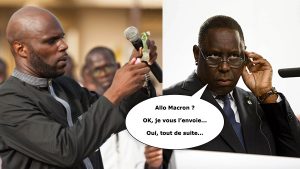 Kemi Seba et le président sénégalais Maky Sall